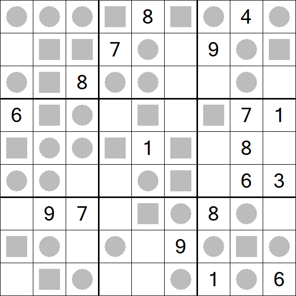 Even-Odd Sudoku - Difficile