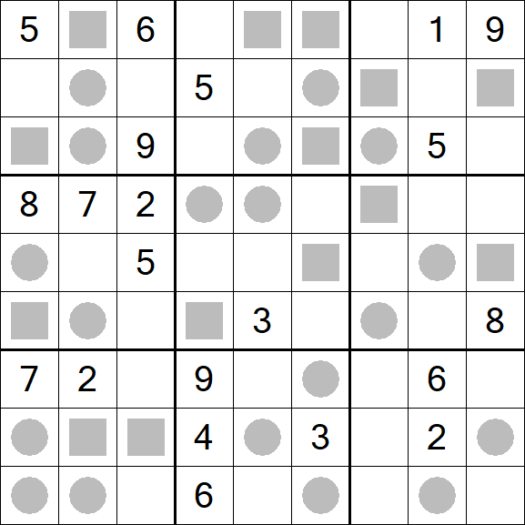 Even-Odd Sudoku - Difficile