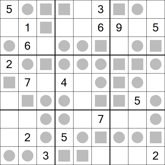 Even-Odd Sudoku - Difficile
