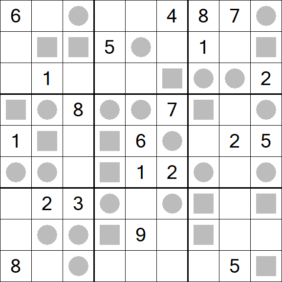 Even-Odd Sudoku - Difficile