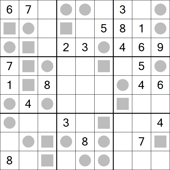 Even-Odd Sudoku - Difficile