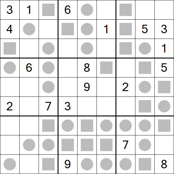 Even-Odd Sudoku - Difficile