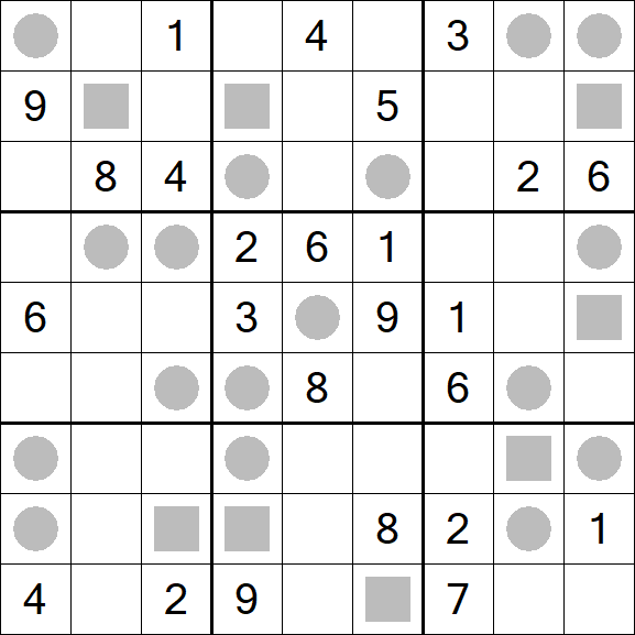 Even-Odd Sudoku - Difficile