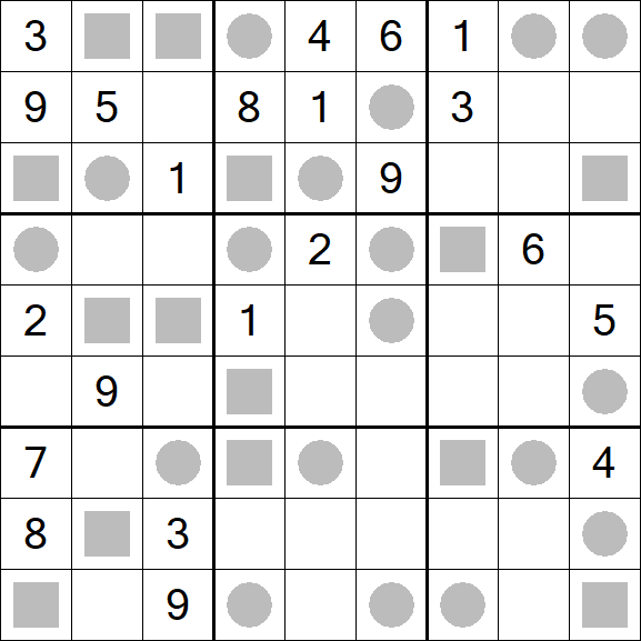 Even-Odd Sudoku - Difficile