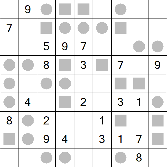 Even-Odd Sudoku - Difficile