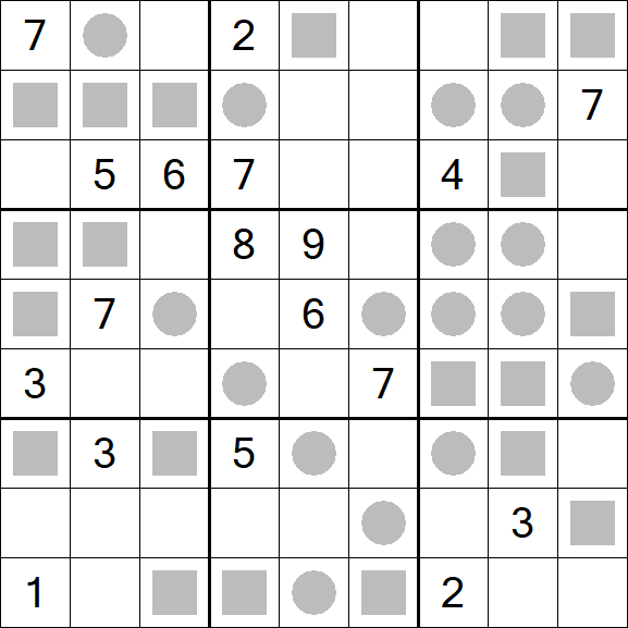 Even-Odd Sudoku - Difficile