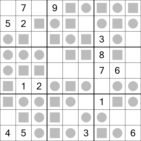 Even-Odd Sudoku - Difficile