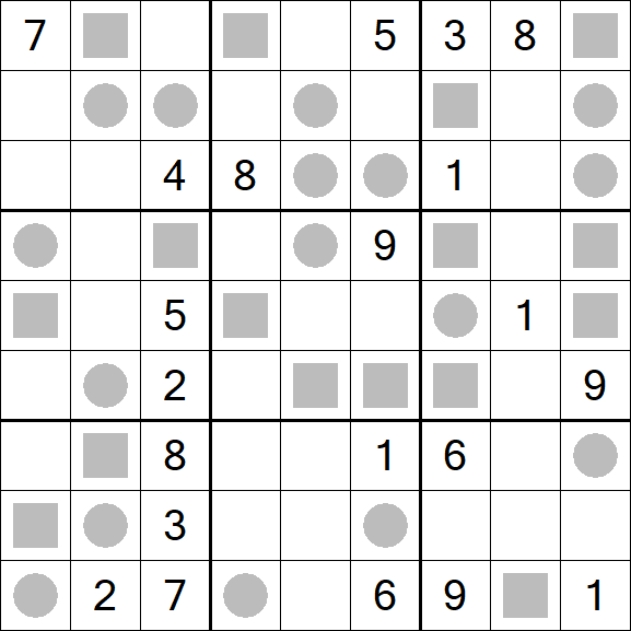 Even-Odd Sudoku - Difficile