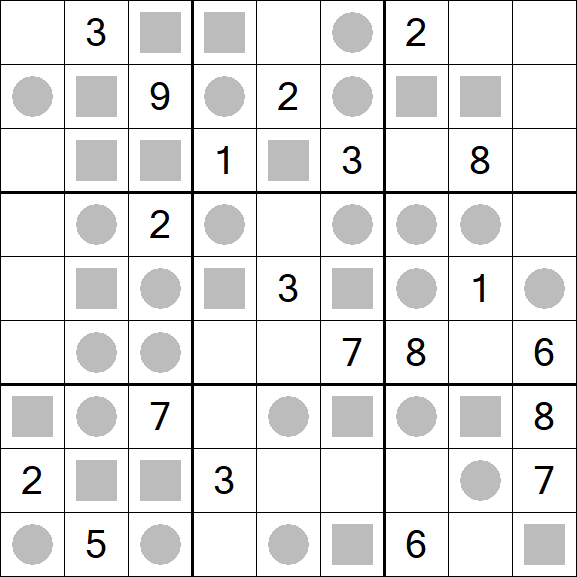 Even-Odd Sudoku - Difficile