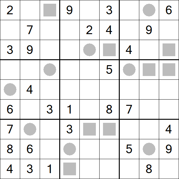Even-Odd Sudoku - Difficile