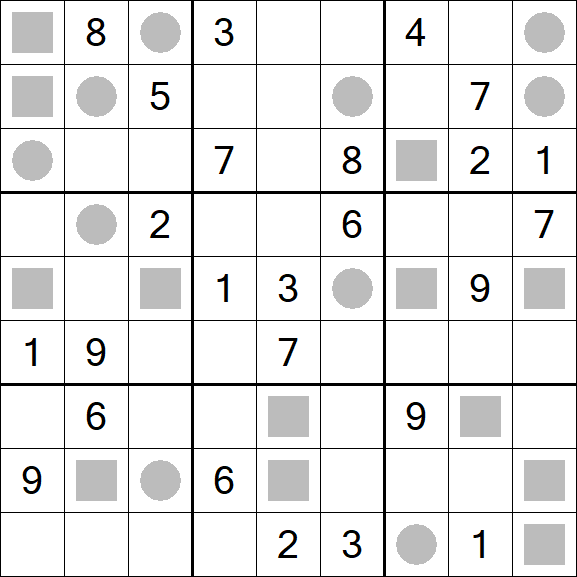 Even-Odd Sudoku - Difficile