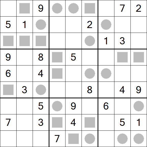 Even-Odd Sudoku - Difficile