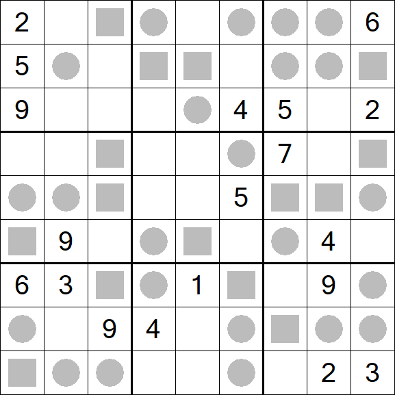 Even-Odd Sudoku - Difficile