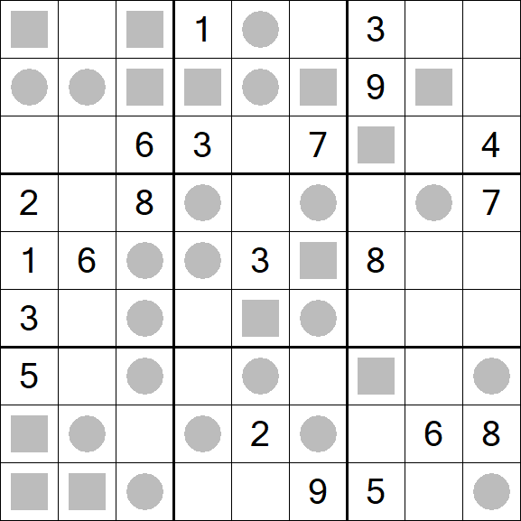 Even-Odd Sudoku - Difficile