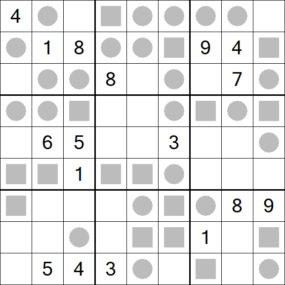 Even-Odd Sudoku - Difficile