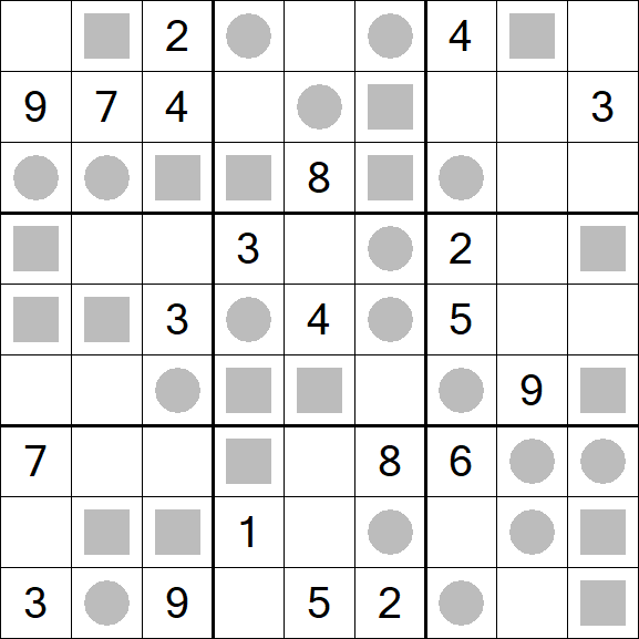 Even-Odd Sudoku - Difficile