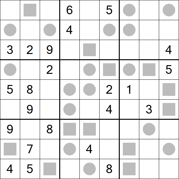 Even-Odd Sudoku - Difficile
