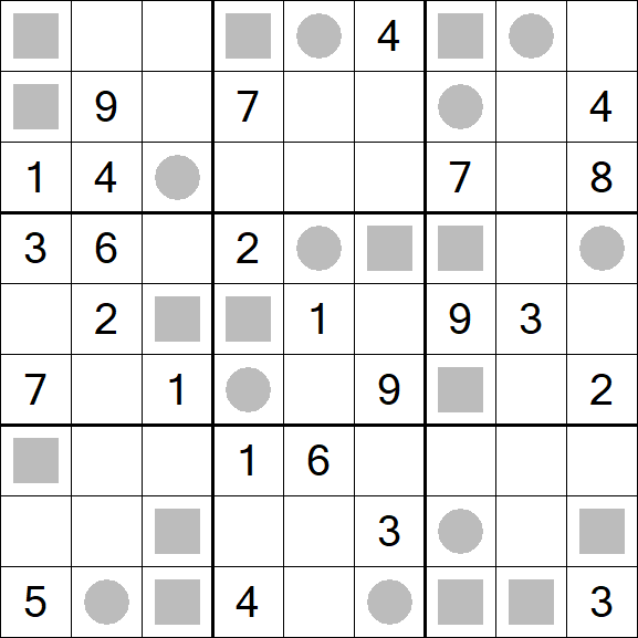 Even-Odd Sudoku - Difficile