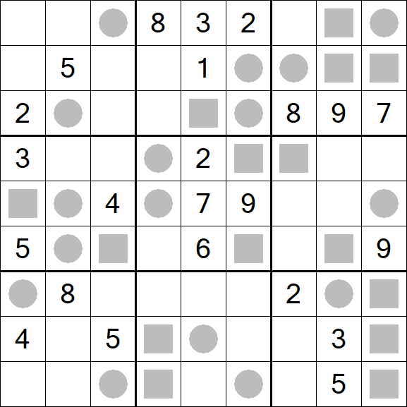 Even-Odd Sudoku - Difficile