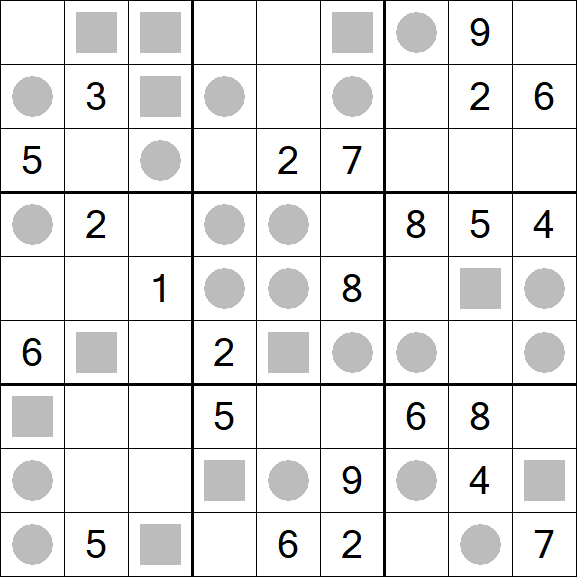 Even-Odd Sudoku - Difficile