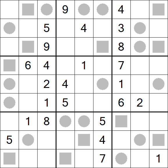 Even-Odd Sudoku - Difficile