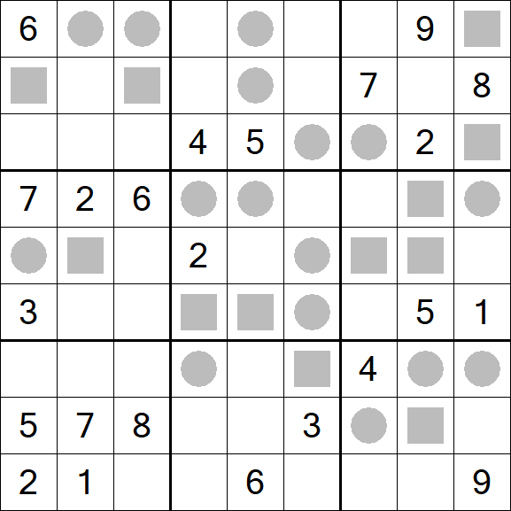 Even-Odd Sudoku - Difficile
