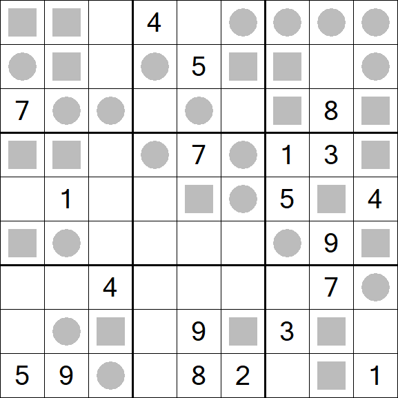 Even-Odd Sudoku - Difficile