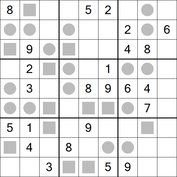 Even-Odd Sudoku - Difficile