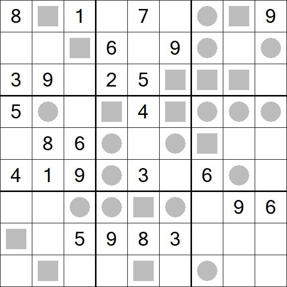 Even-Odd Sudoku - Difficile