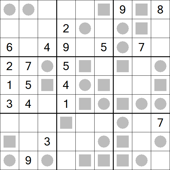 Even-Odd Sudoku - Difficile