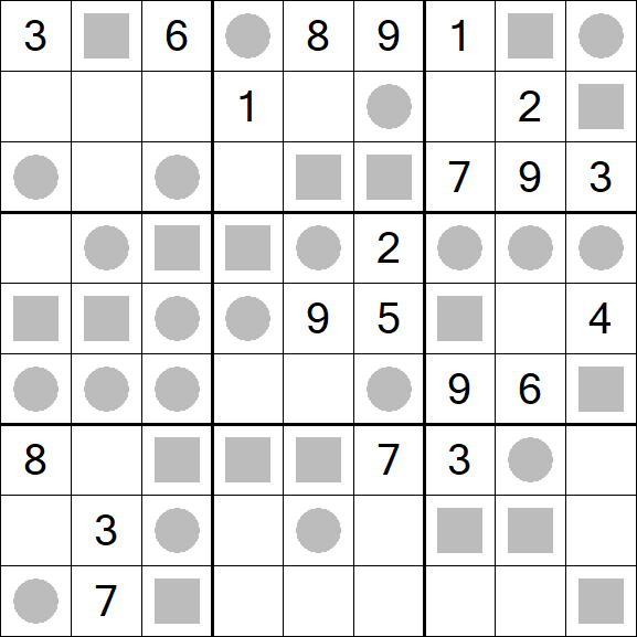 Even-Odd Sudoku - Difficile