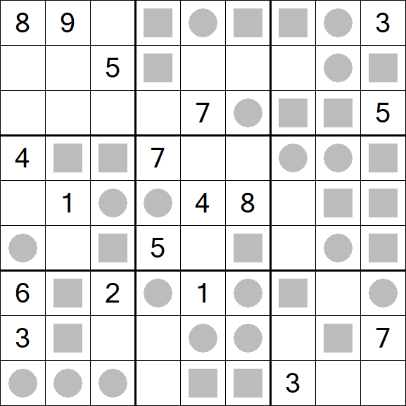 Even-Odd Sudoku - Difficile