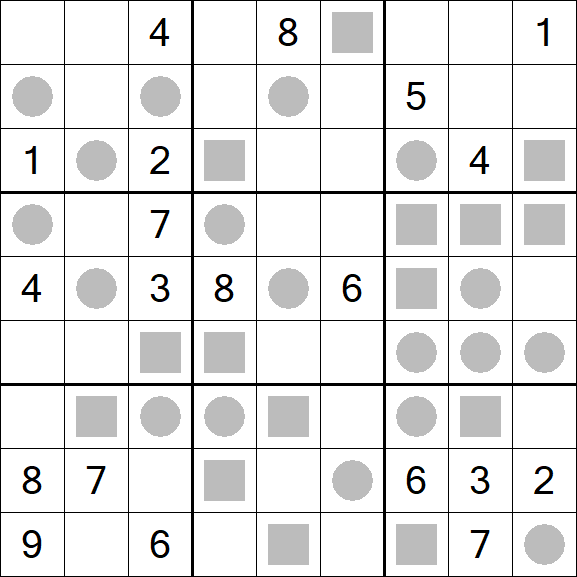 Even-Odd Sudoku - Difficile