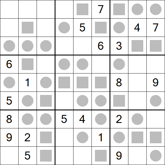 Even-Odd Sudoku - Difficile