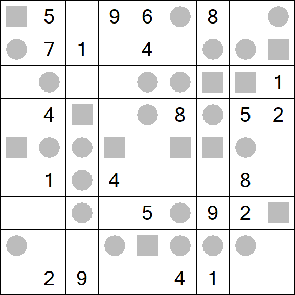 Even-Odd Sudoku - Difficile