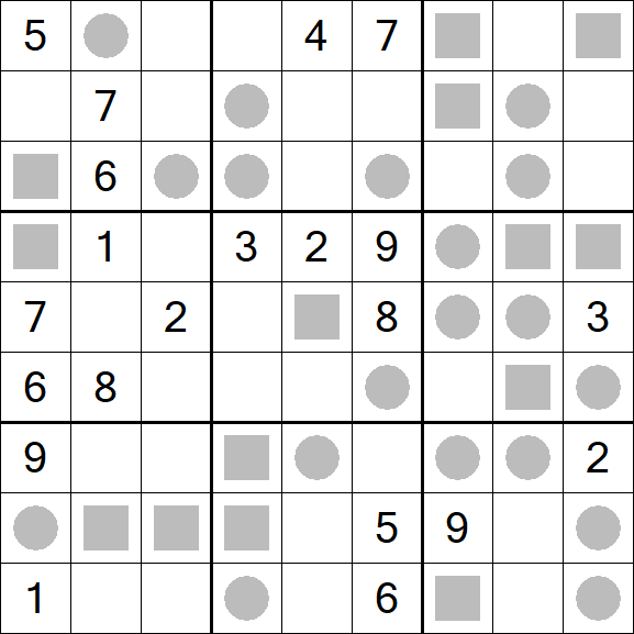 Even-Odd Sudoku - Difícil