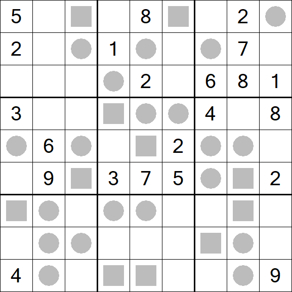 Even-Odd Sudoku - Difícil