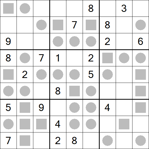 Even-Odd Sudoku - Difícil