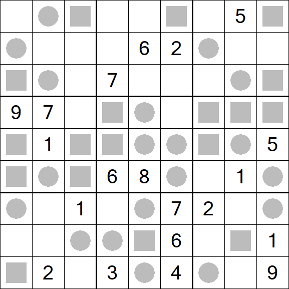 Even-Odd Sudoku - Hard