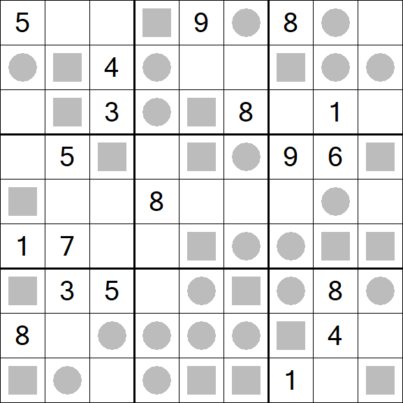 Even-Odd Sudoku - Hard