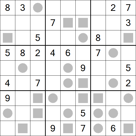 Even-Odd Sudoku - Difícil