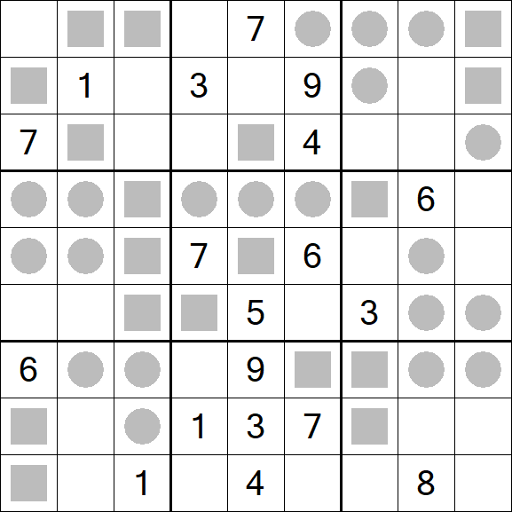 Even-Odd Sudoku - Difícil