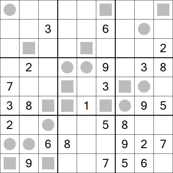 Even-Odd Sudoku - Schwierig