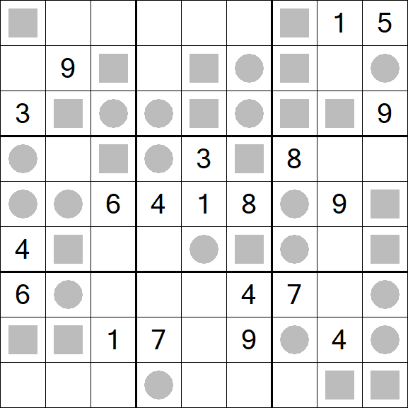 Even-Odd Sudoku - Difícil