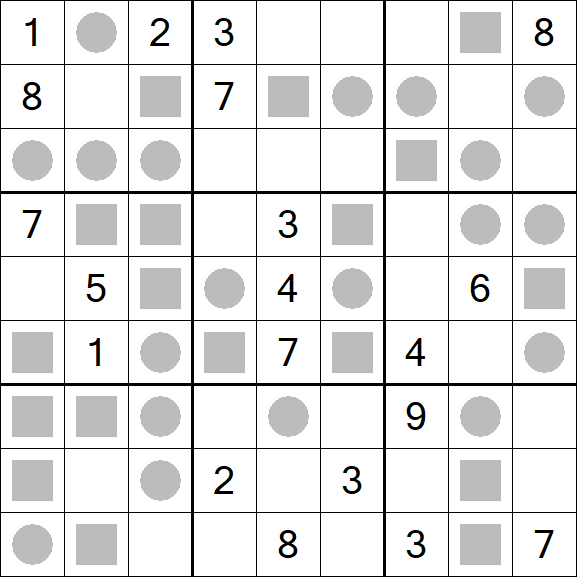 Even-Odd Sudoku - Difícil