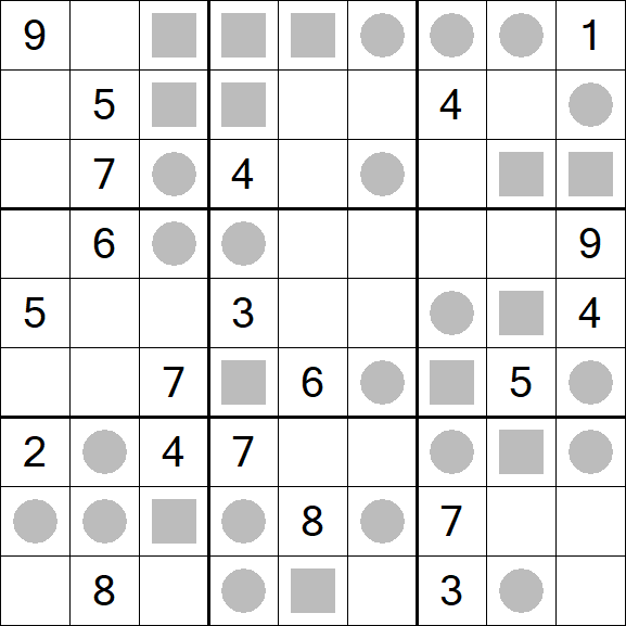 Even-Odd Sudoku - Hard