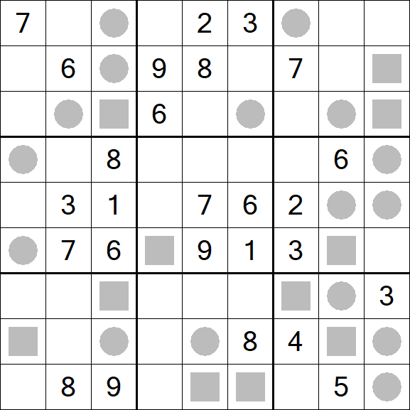 Even-Odd Sudoku - Difícil