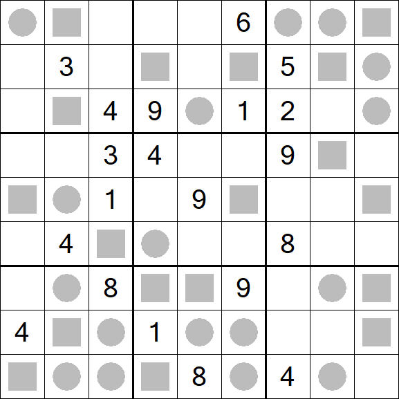 Even-Odd Sudoku - Difícil