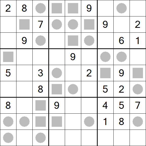 Even-Odd Sudoku - Difícil