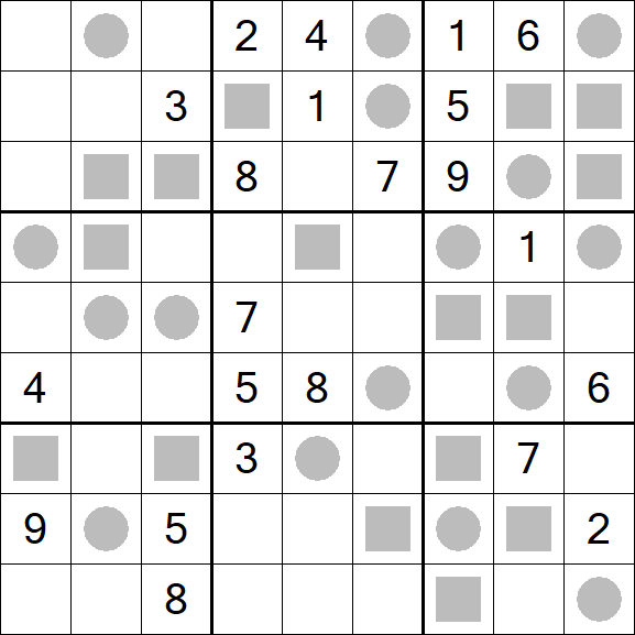 Even-Odd Sudoku - Difícil